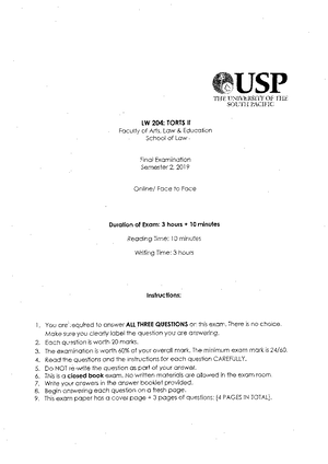 LW204 Tutorial 3 Copy - Semester 2 2023 Emalus Campus F2F Mode. - LW204 ...