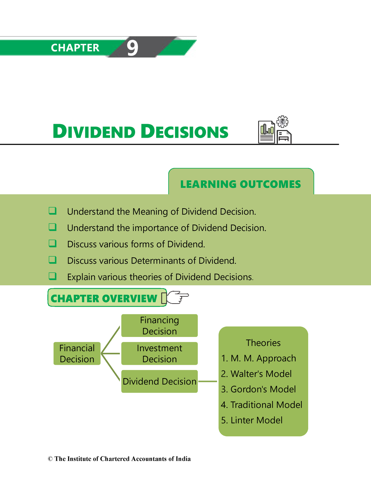article review determinants of dividend decision