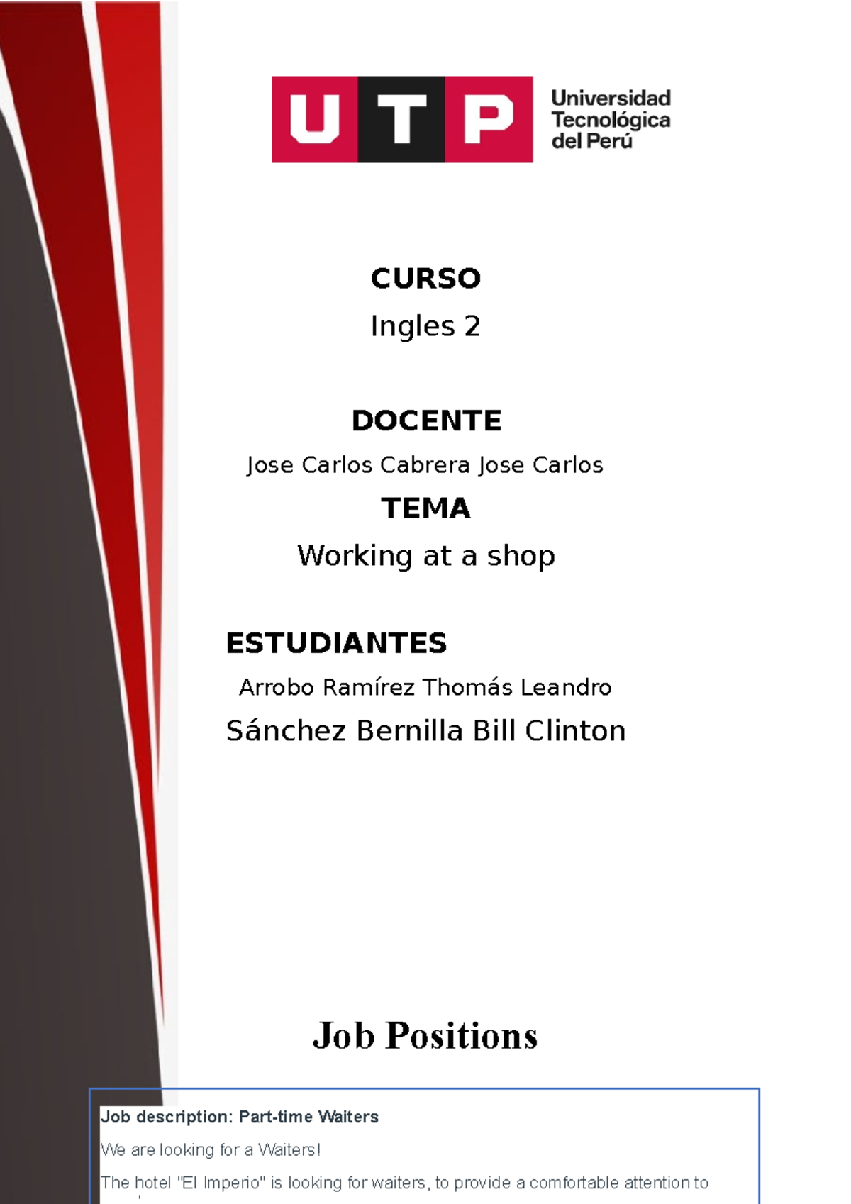Ac S11 Week 11 Task Assignment Working At A Shop Curso Ingles 2 Ac S11 Week 11 Task Assignment Working At A Shop Curso Ingles 2
