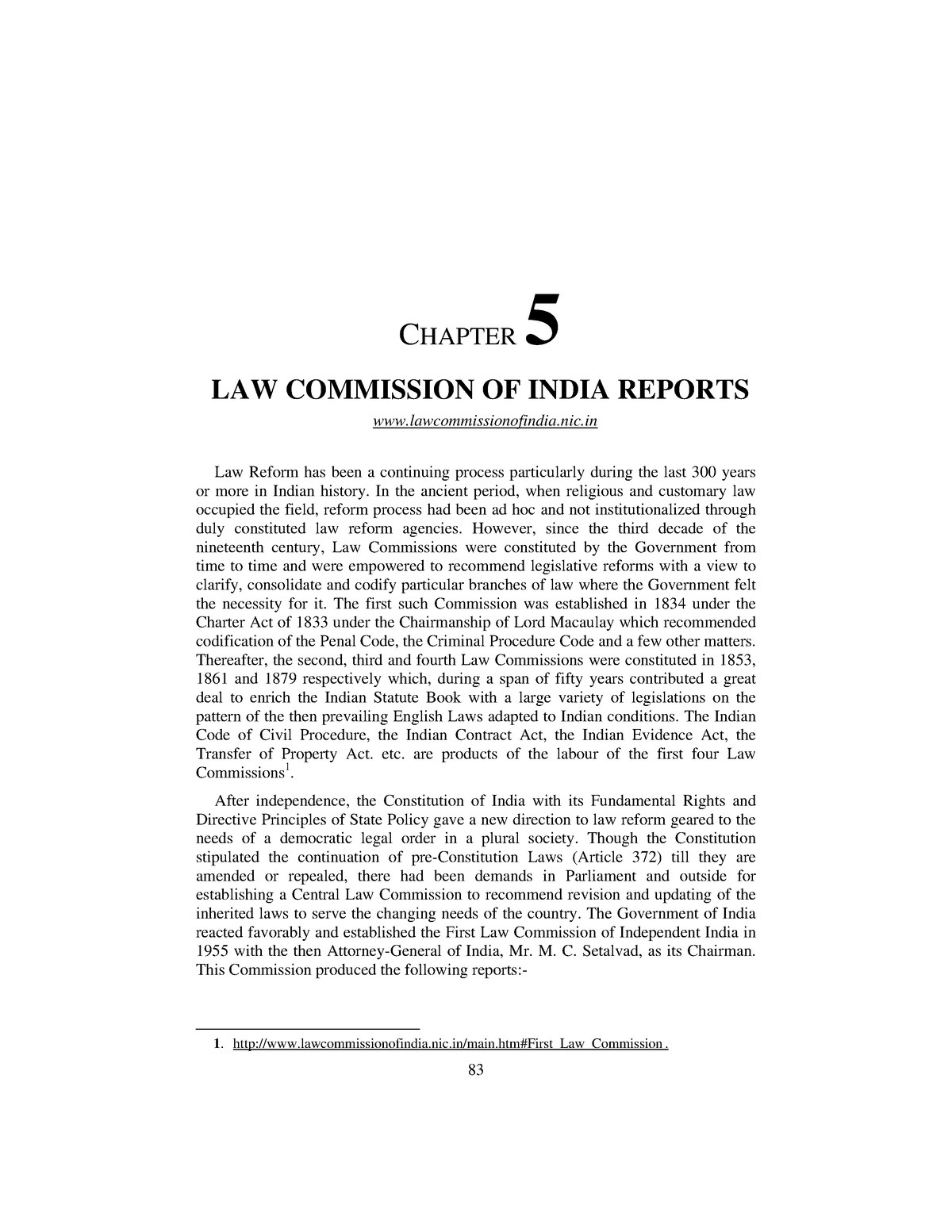 reports of law commission
