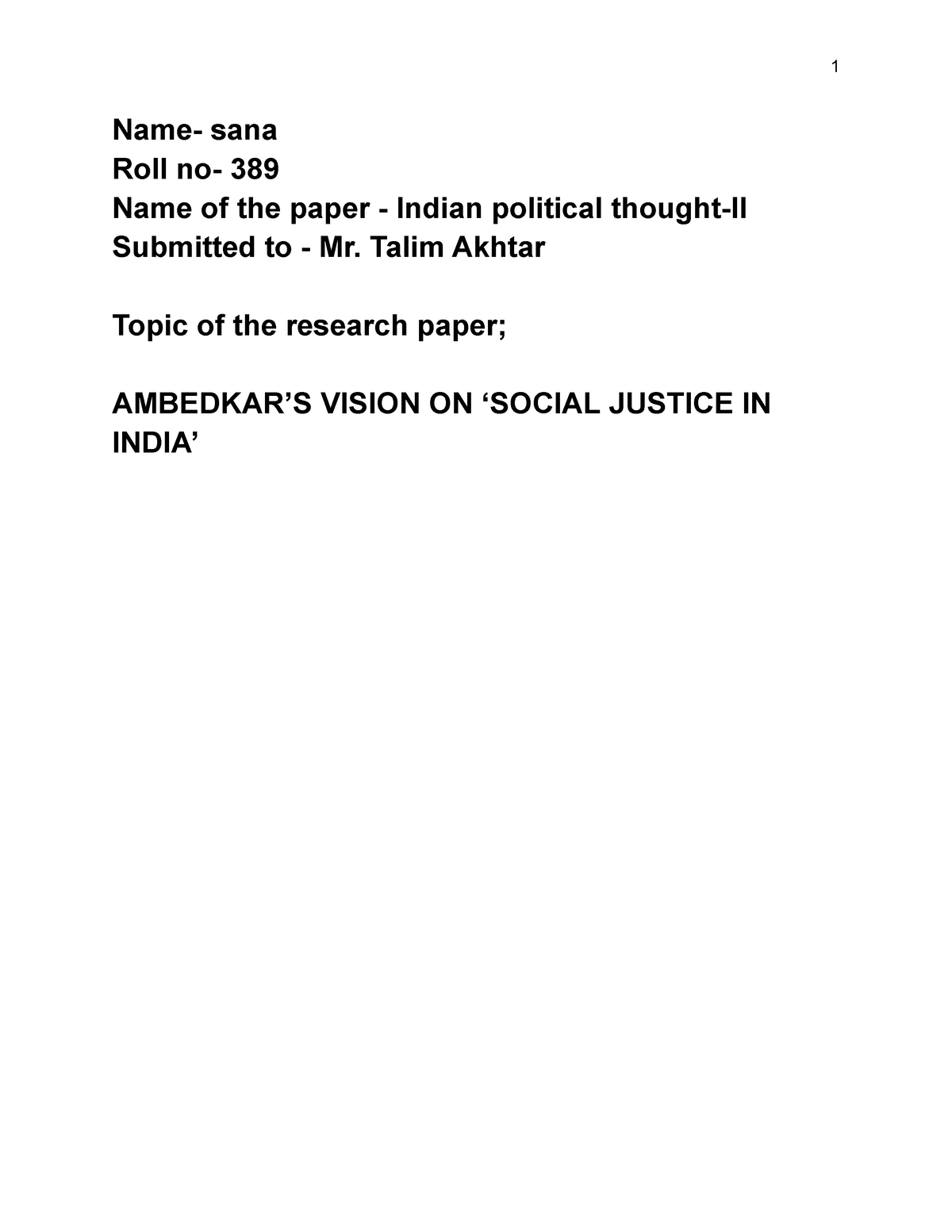 essay on social justice in india