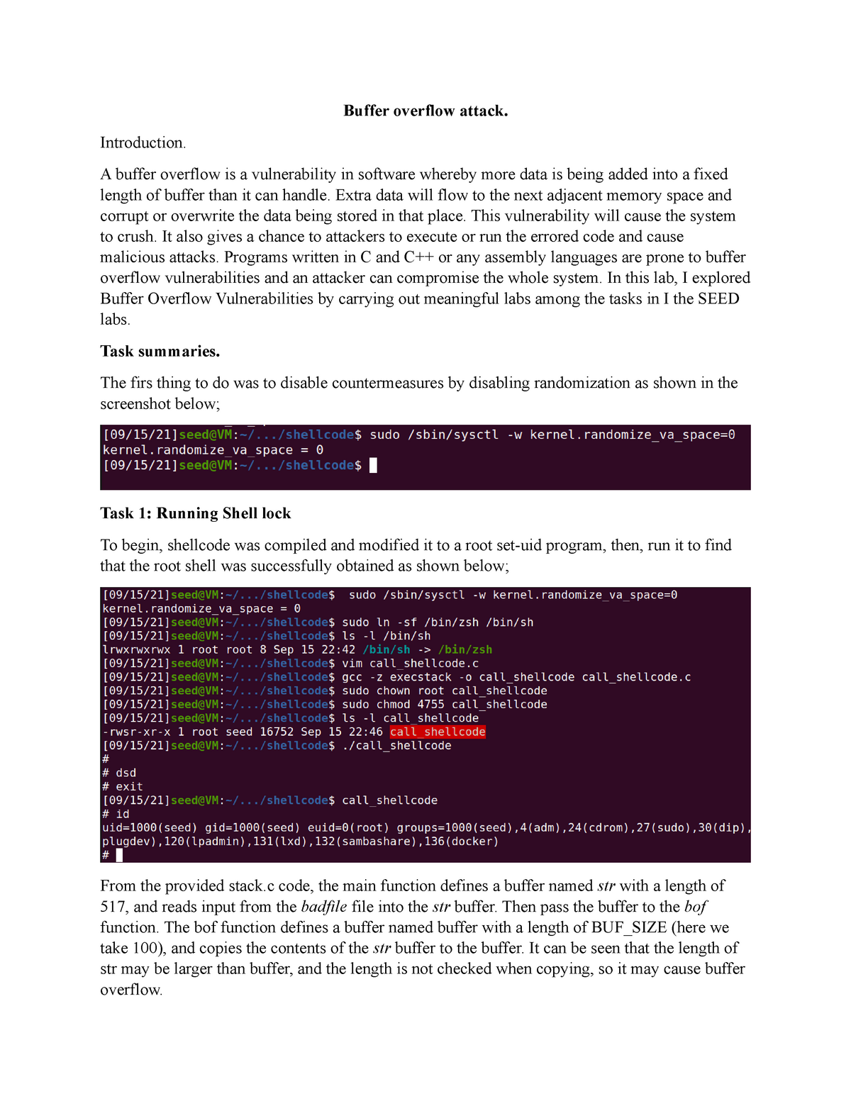 Buffer Overflow Attack - Bsc. Mathematics And Computer Science - JKUAT ...