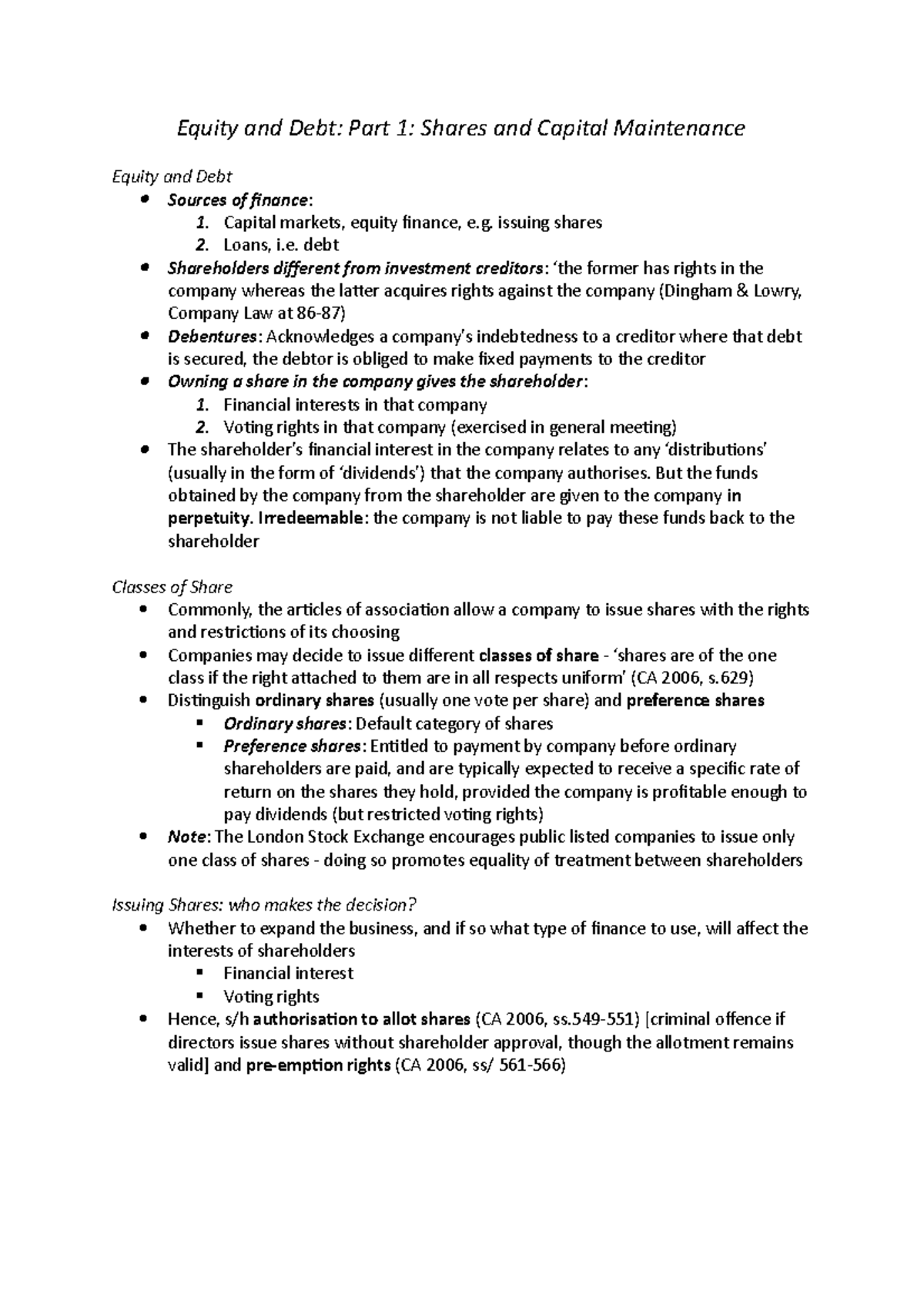 equity-and-debt-part-1-shares-and-capital-maintenance-capital