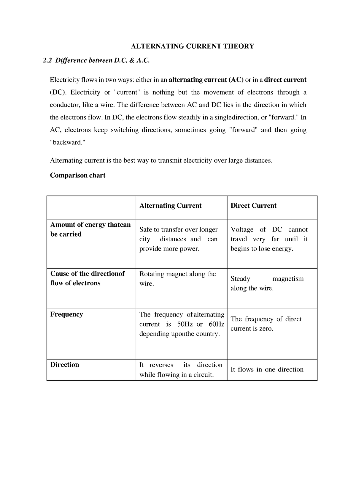 Basic Electrical Part 5- AC Theory 2 - ALTERNATING CURRENT THEORY 2 ...