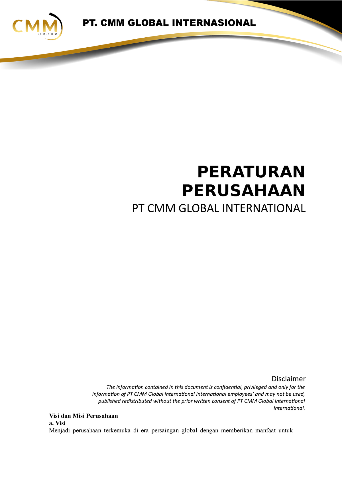 Sampul PP Dan Visi Misi - Tentang Visi Misi - Visi Dan Misi Perusahaan ...