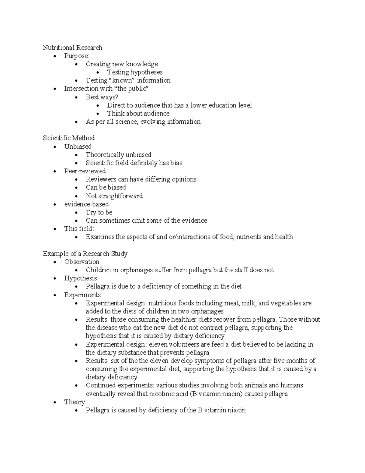 KINE3250 Lecture 3 - Nutritional Research - Nutritional Research ...