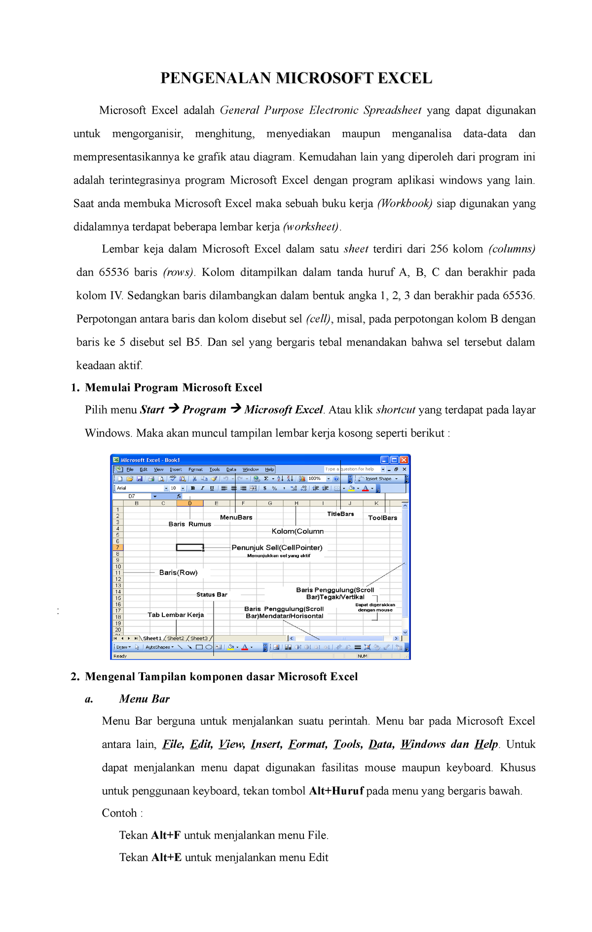 PKTI 1B Pengenalan Microsoft Excel - PENGENALAN MICROSOFT ...