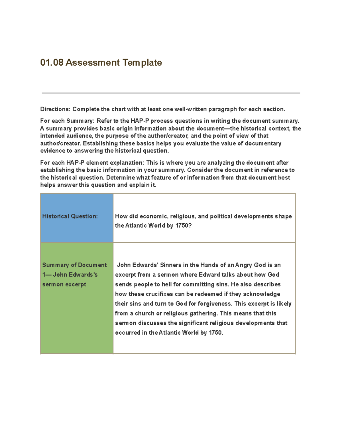 Untitled Document (14) - 01 Assessment Template Directions: Complete 