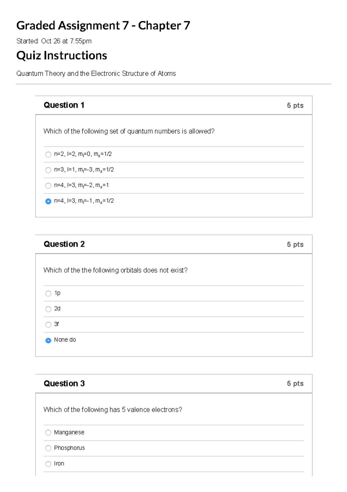 Quiz Graded Assignment 7 - Chapter 7 - Graded Assignment 7 - Chapter 7 ...