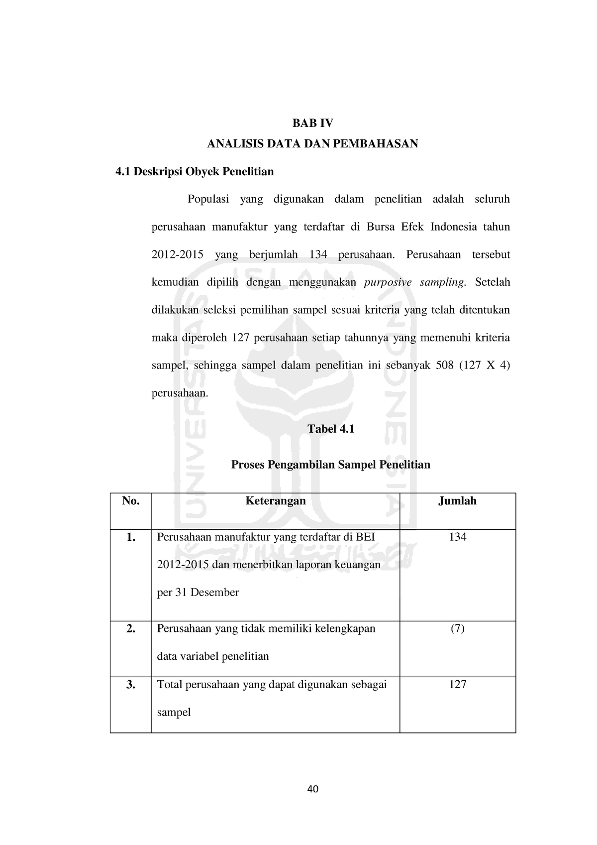 08.4 Bab 4 - Test - BAB IV ANALISIS DATA DAN PEMBAHASAN 4 Deskripsi ...