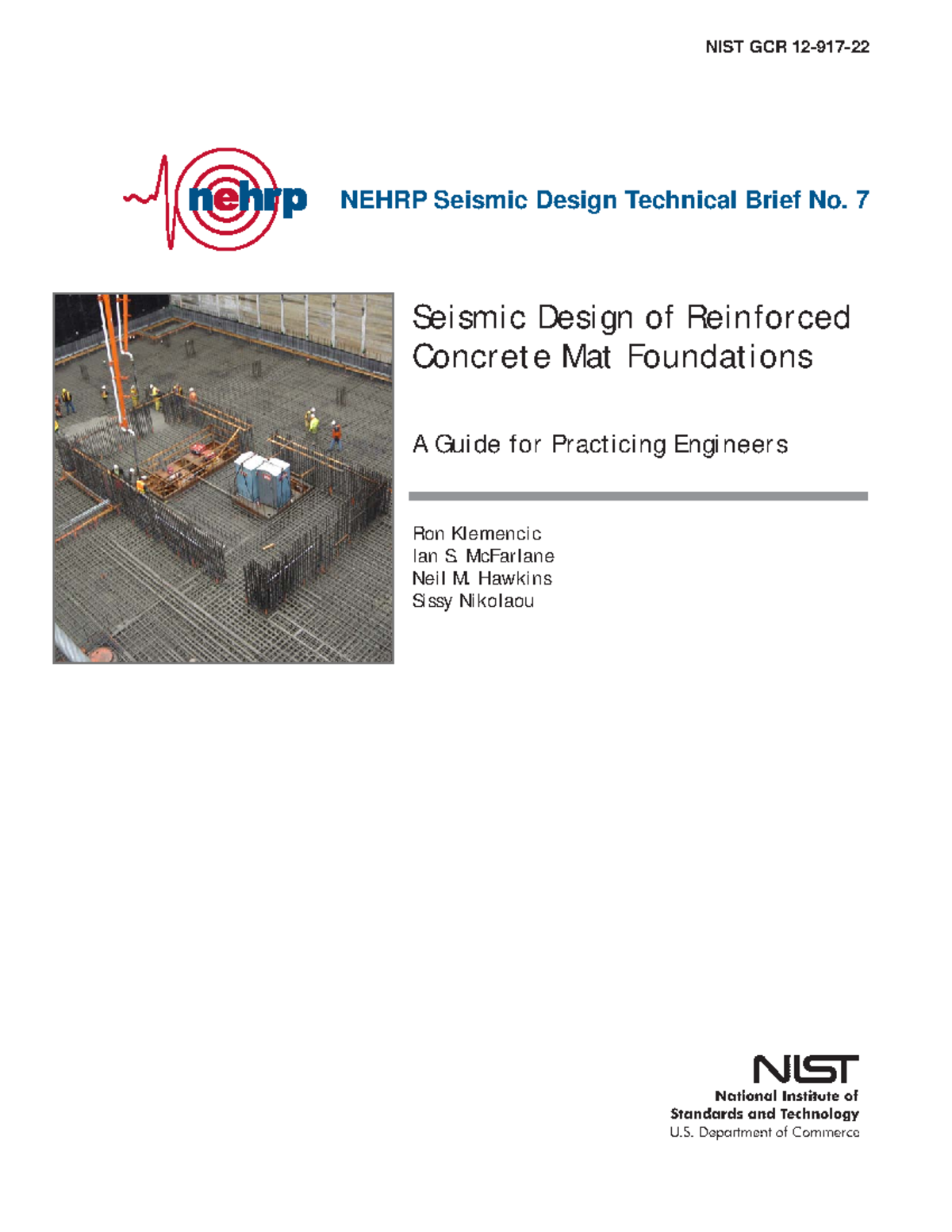 Seismic Design of Reinforced Foundations - NEHRP Seismic Design ...