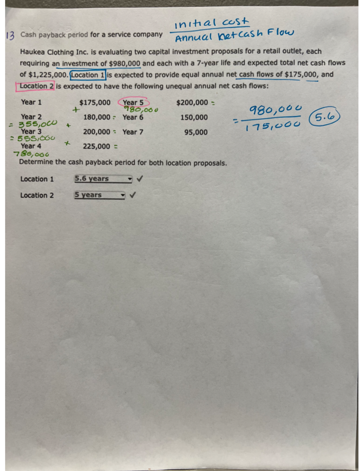 13 - Chapter 26- Capital Investment Analysis - ACCT 2402 - Studocu