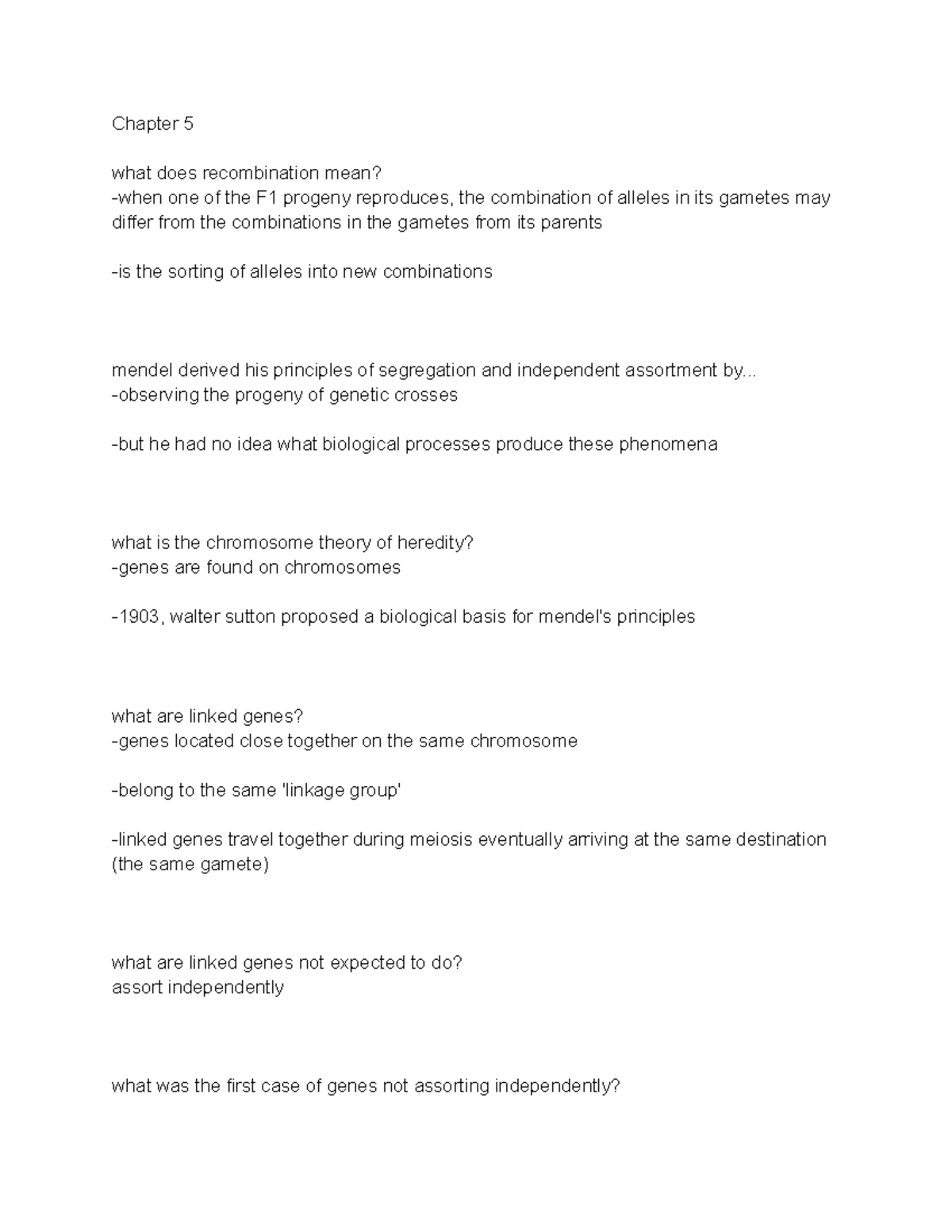 Bio 222 chapter 5 Notes - Google Docs - Chapter 5 what does ...