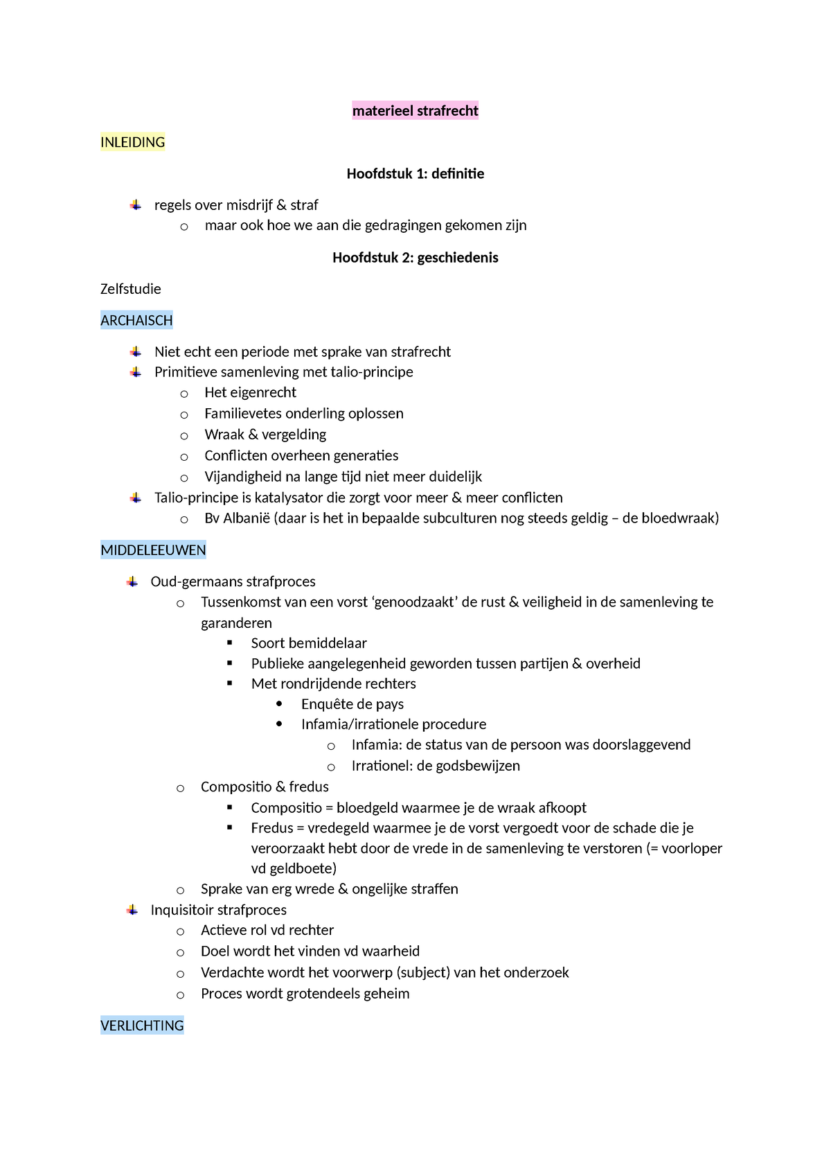 Materieel Strafrecht - Volledige Notities - Materieel Strafrecht ...