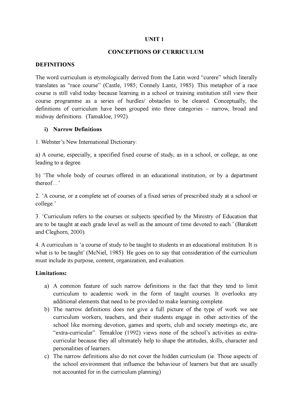 unit-1-curriculum-studies-unit-1-conceptions-of-curriculum