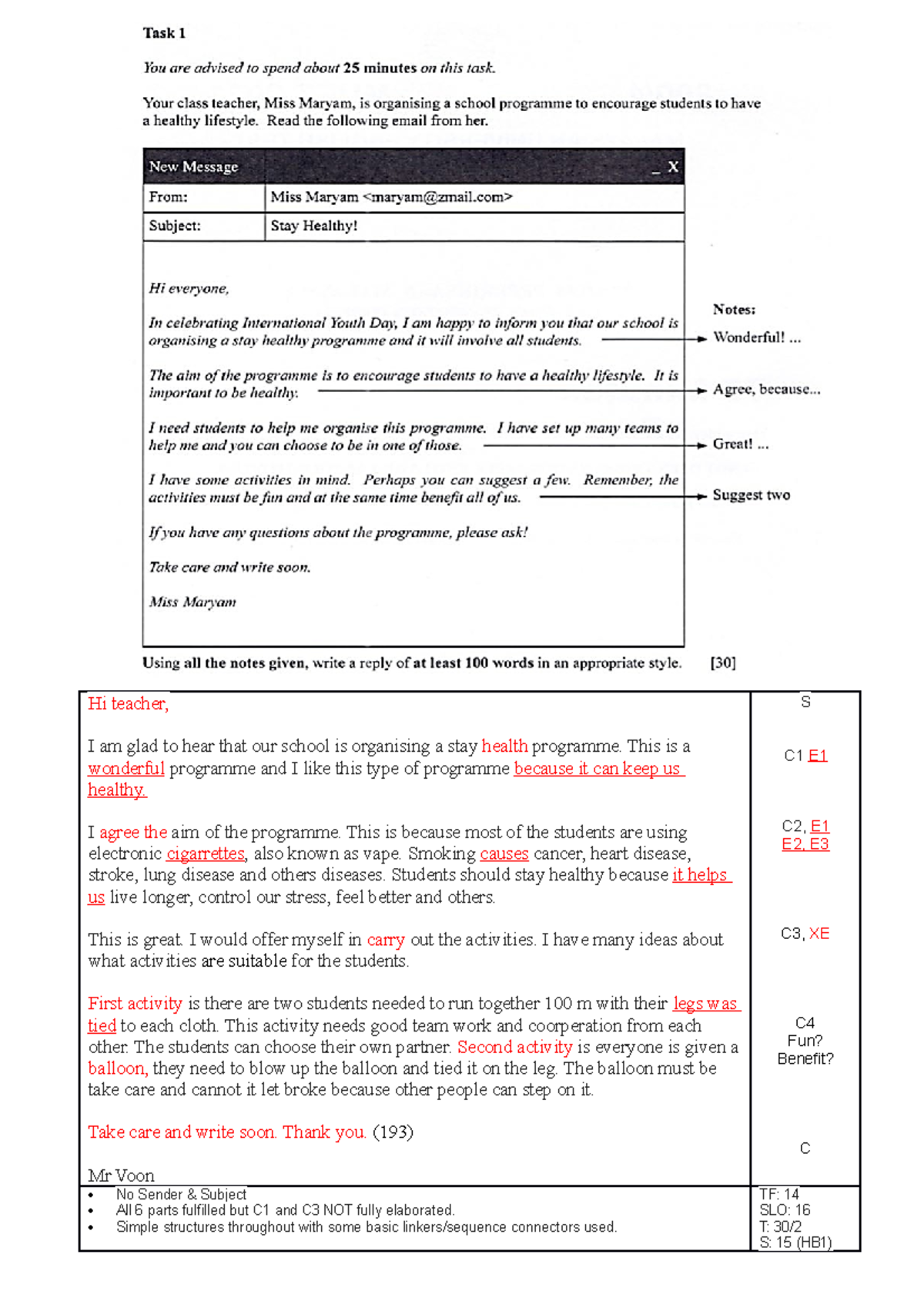 Suggested Answer January 6B2 2022 (shared To Students) - Hi Teacher, I ...