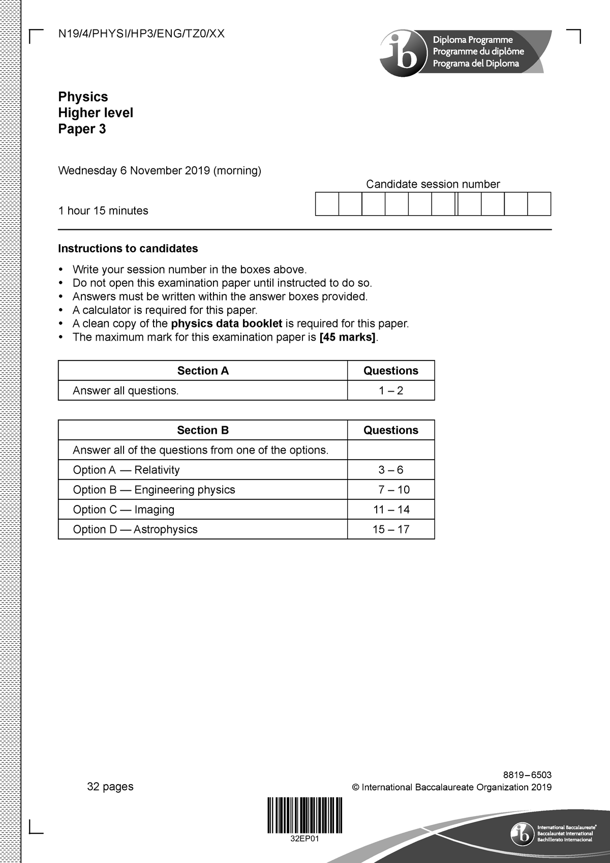 physics paper 3