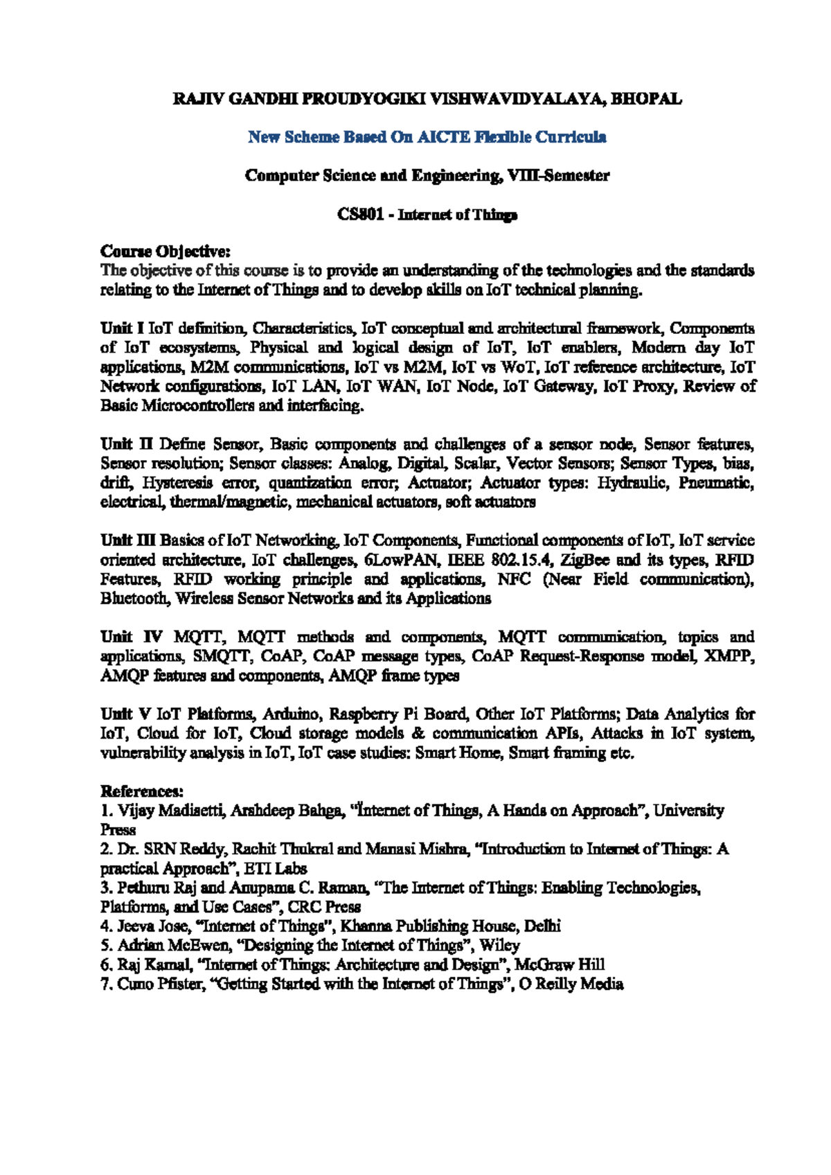 Syllabus - i w t - Computer Science & Engineering - Studocu