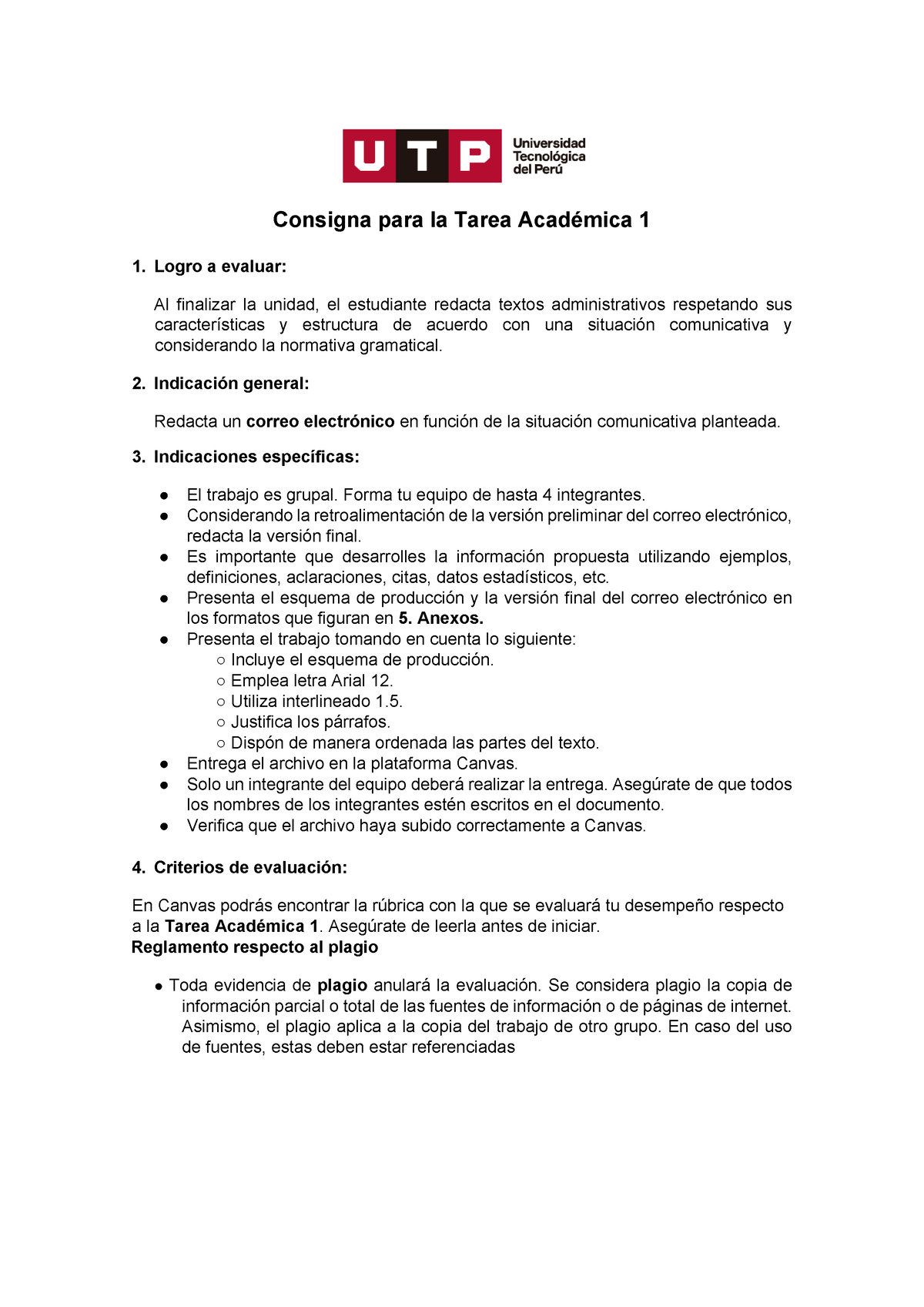 Annotated Tarea Acad C A Mica Comprension Y Redaccion De Textos I Usil Studocu