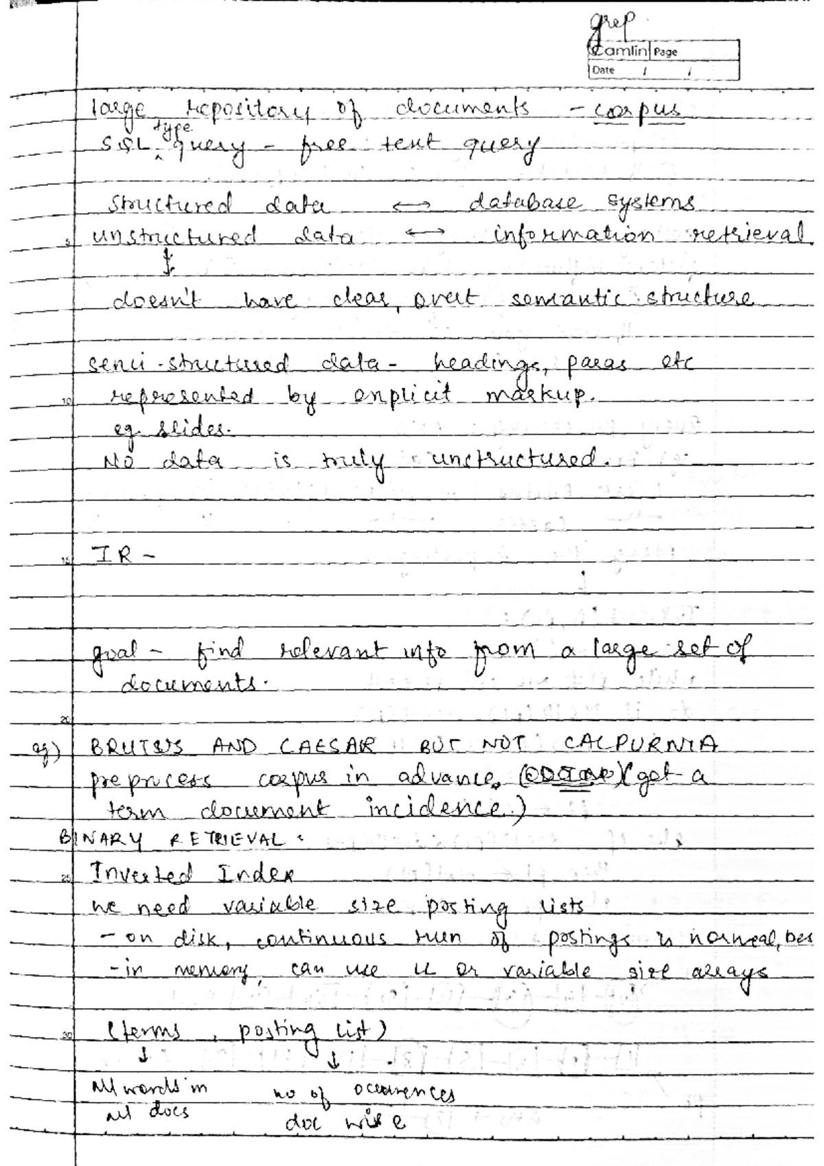IR - Lecture notes 1-41 - Information Retrieval - Studocu
