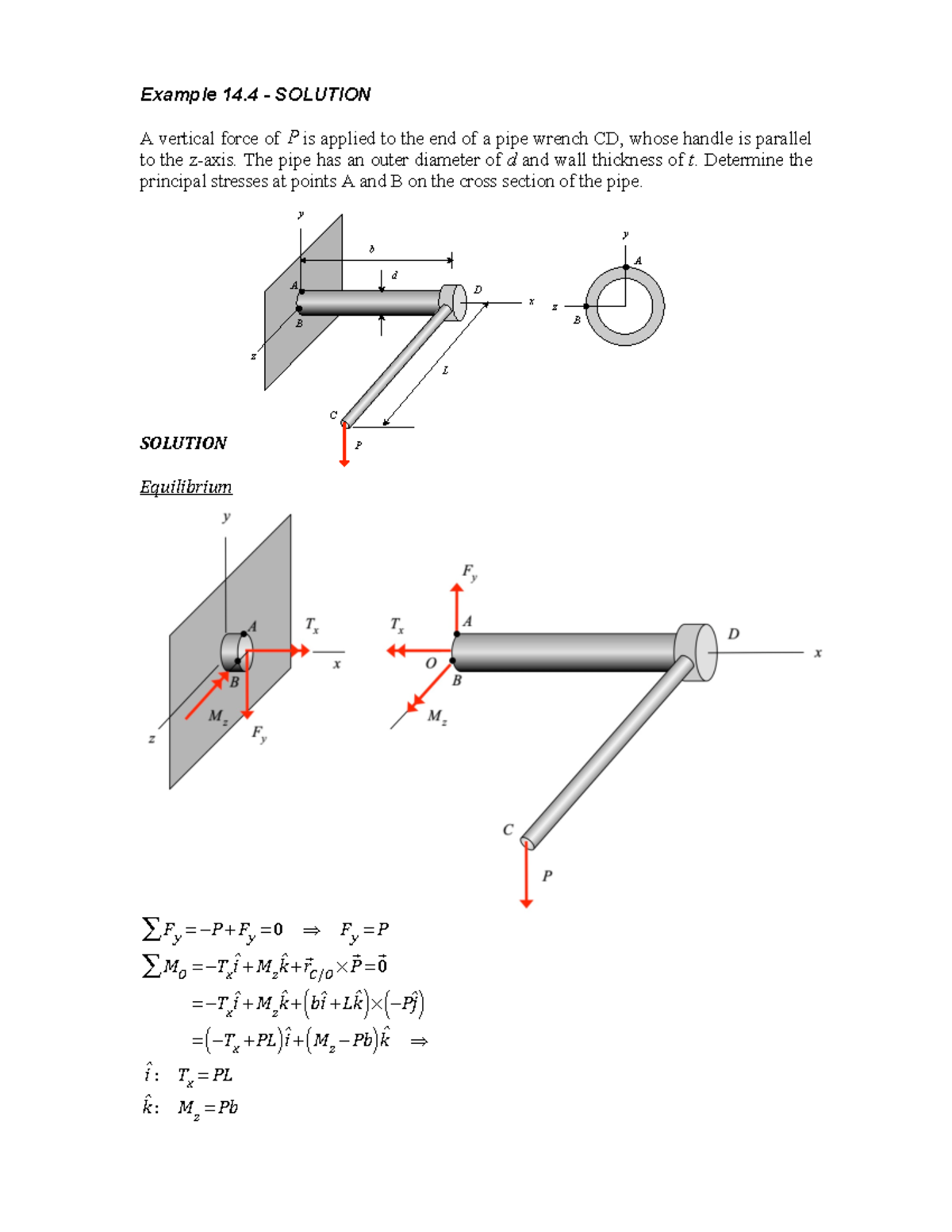 Example 14 04 New 1 Sfsgvsgsv Tfa X B A B P D Y Z D C L Y Z B A Example 14 Solution A