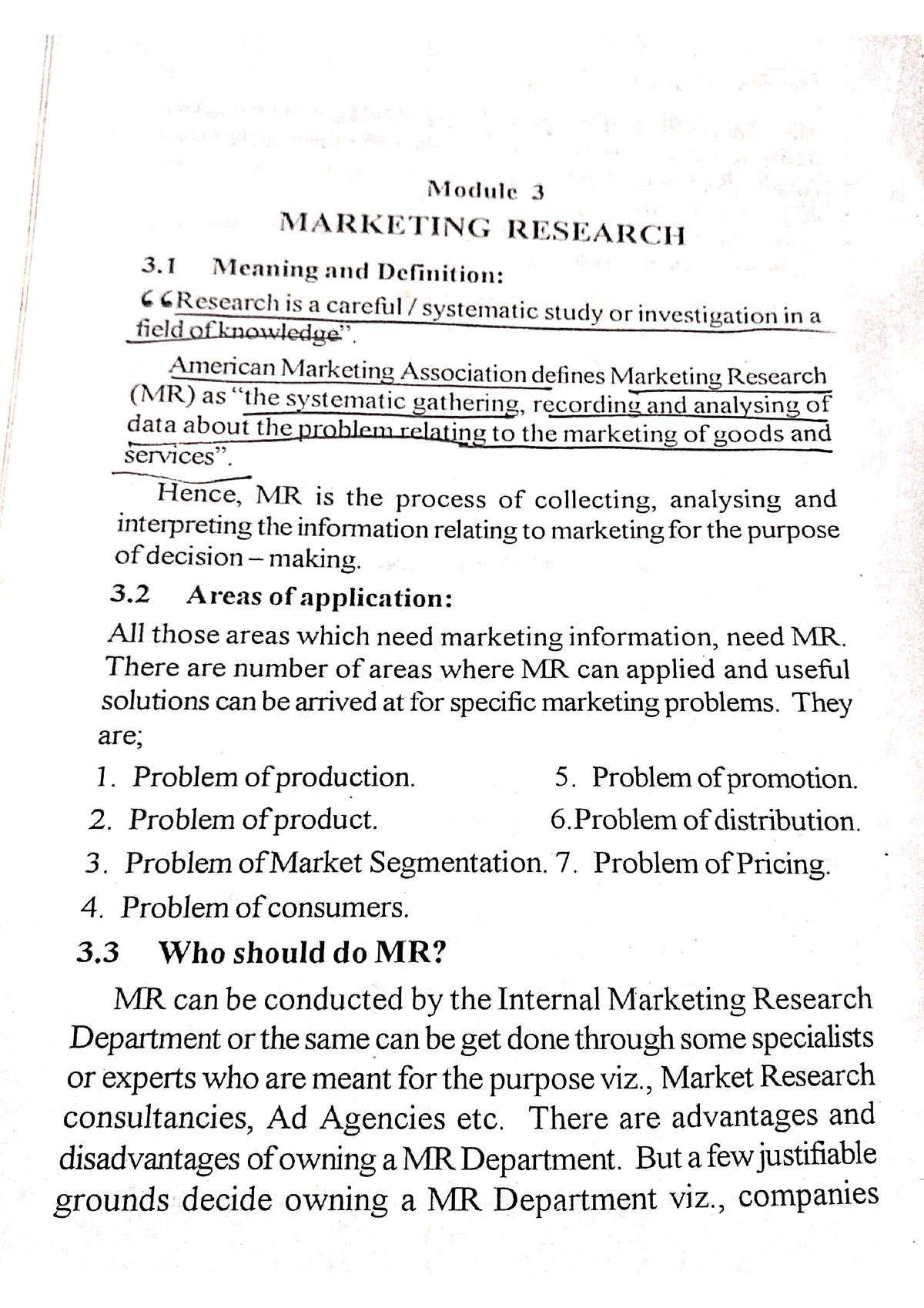 marketing management research paper pdf