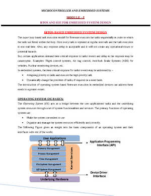 MES Module-4 Notes (21cs43) - 18CS MODULE – 4 EMBEDDED SYSTEM ...