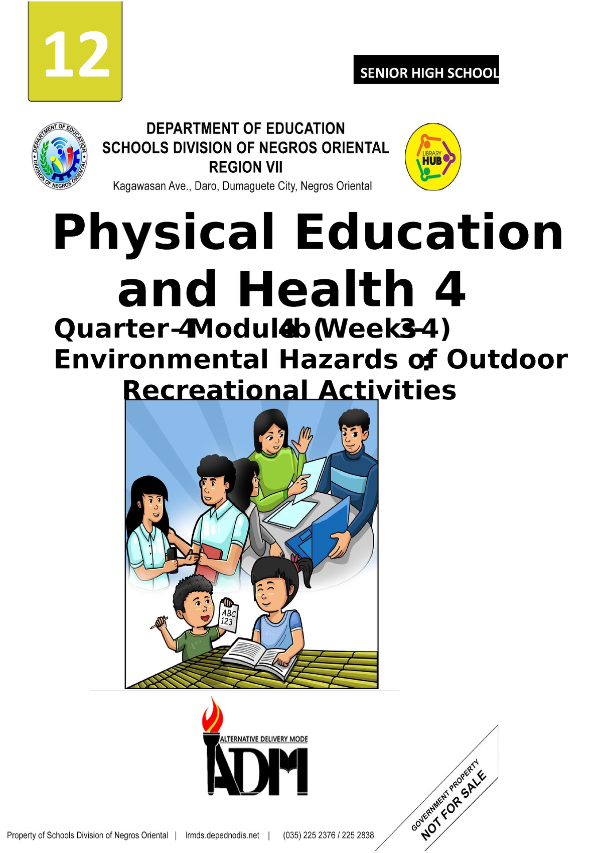 Pe And Health 12 Q4 Module 4b Wk 3 12 12 12 Physical Education And Health 4 Quarter 4 Module 2032