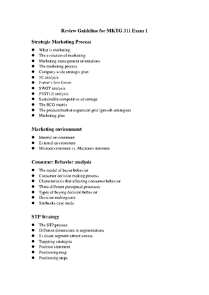 MKTG Test 2 Review - Chapter 4 - Definition of Marketing Research ...