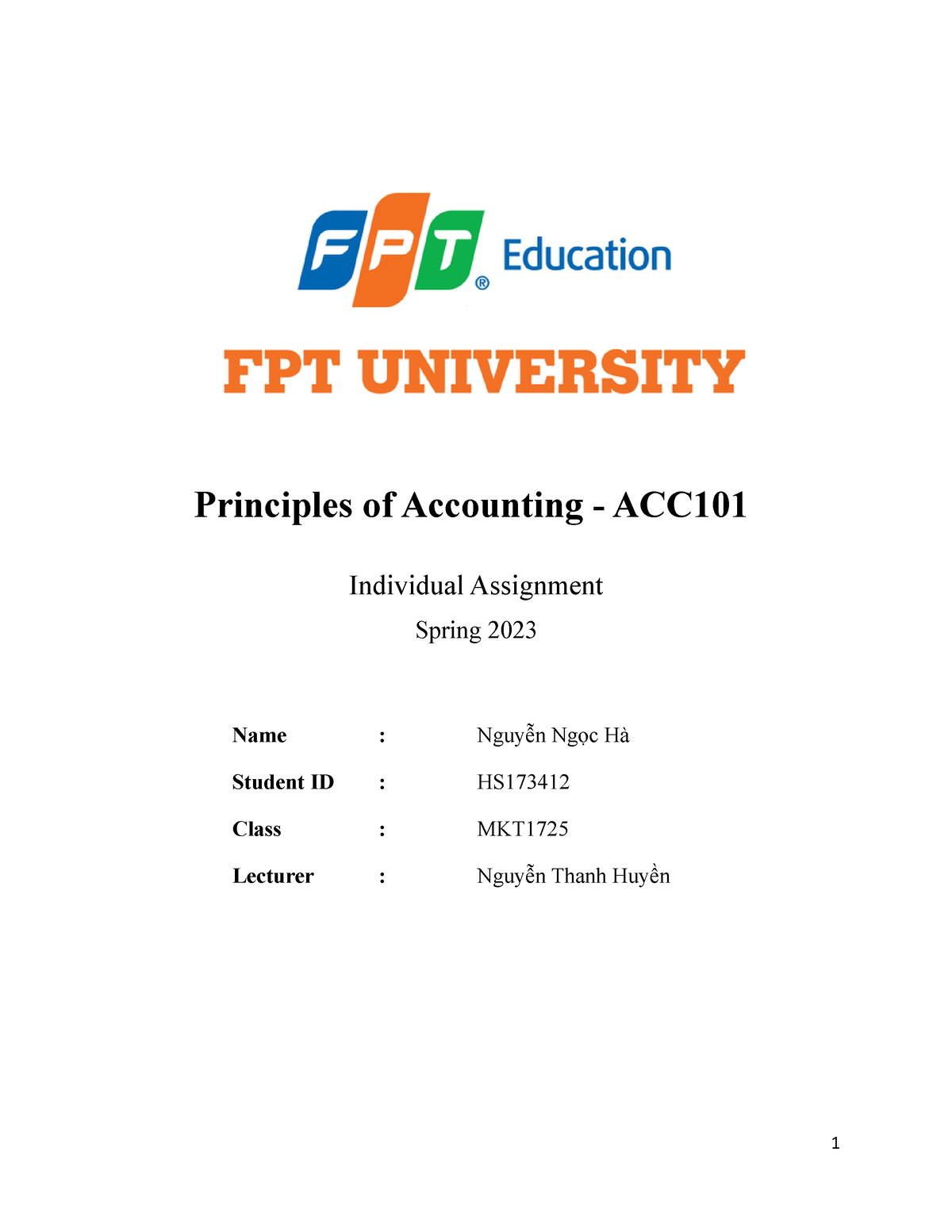 assignment accounting principles