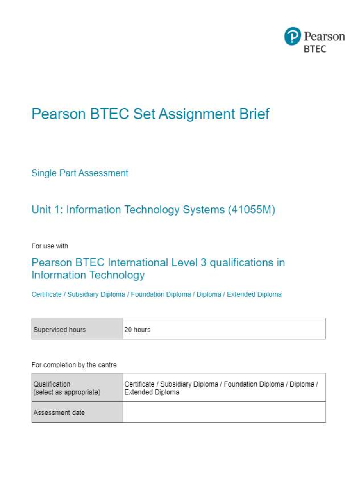 pearson set assignment business