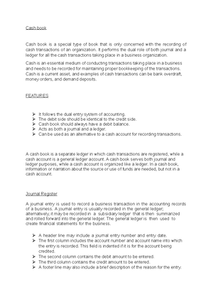 BKTB Learning UNIT 1 - BOOKKEEPING TO TRIAL BALANCE PRACTICE NOTES ...