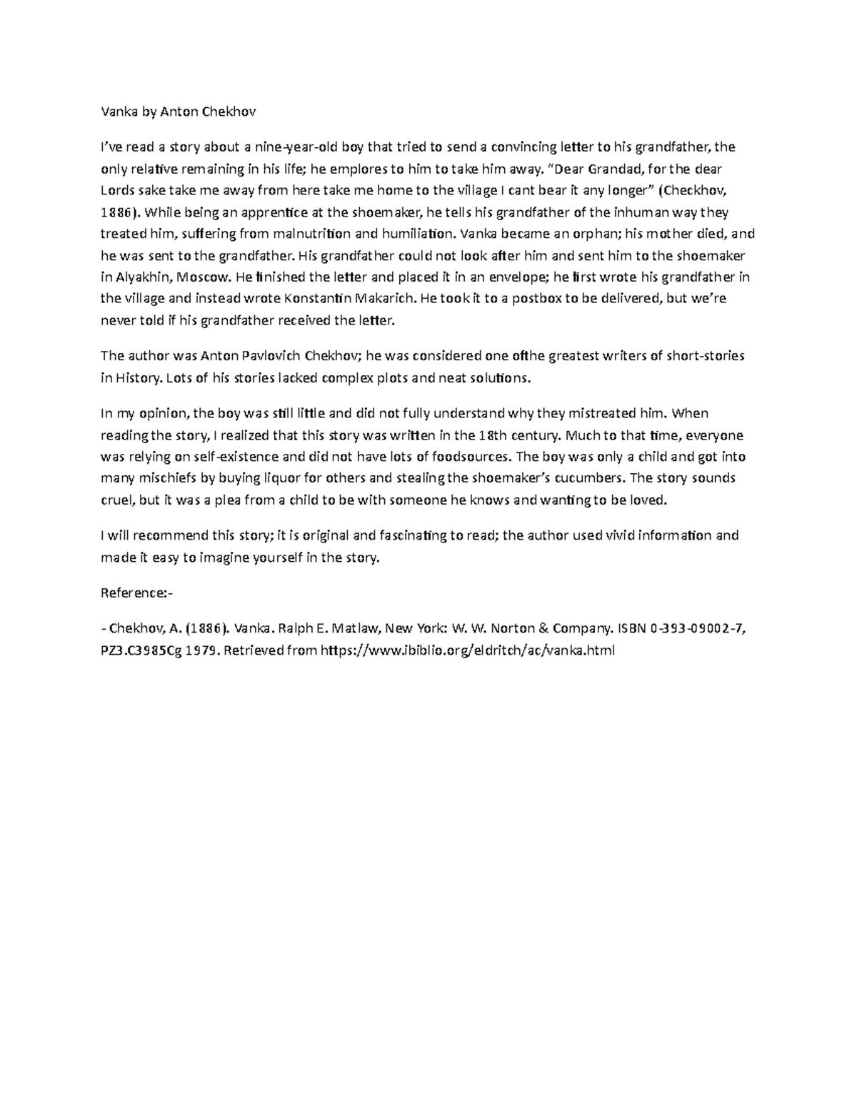 eng-1102-df-6-study-material-vanka-by-anton-chekhov-i-ve-read-a