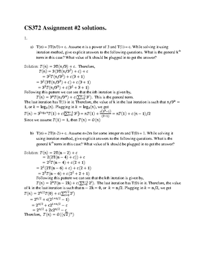 372 Homework 3 solutions - CS372 Spring 2018 Assignment #3 solutions. 1 ...