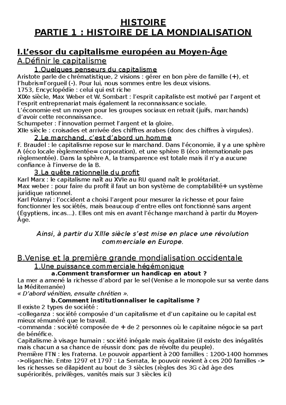 la mondialisation dissertation pdf