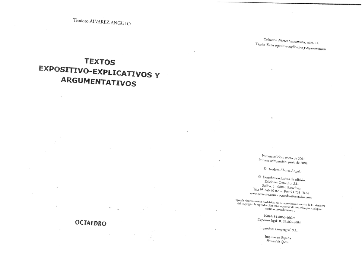 Textos Expositivo Explicativos Y Argumentativos Teodoro Alvarez Sexiz Pix Hot Sex Picture 6983