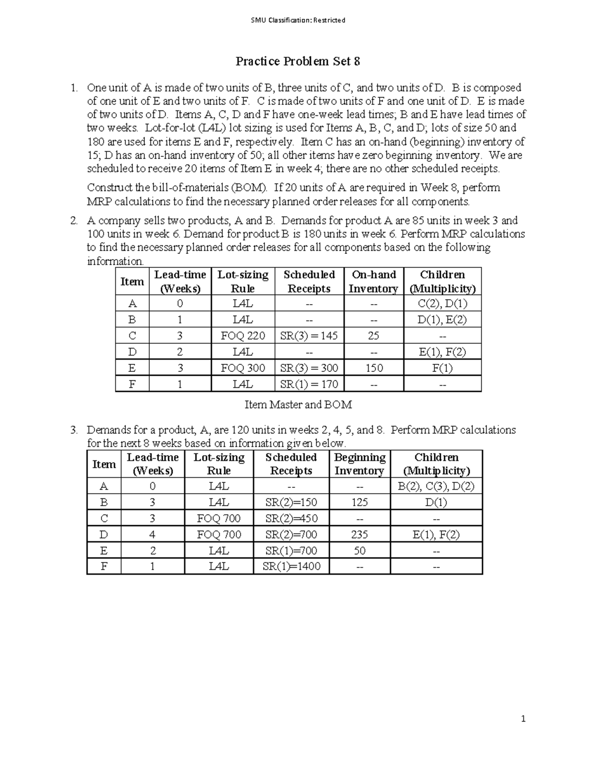 practice and problem solving 8 1