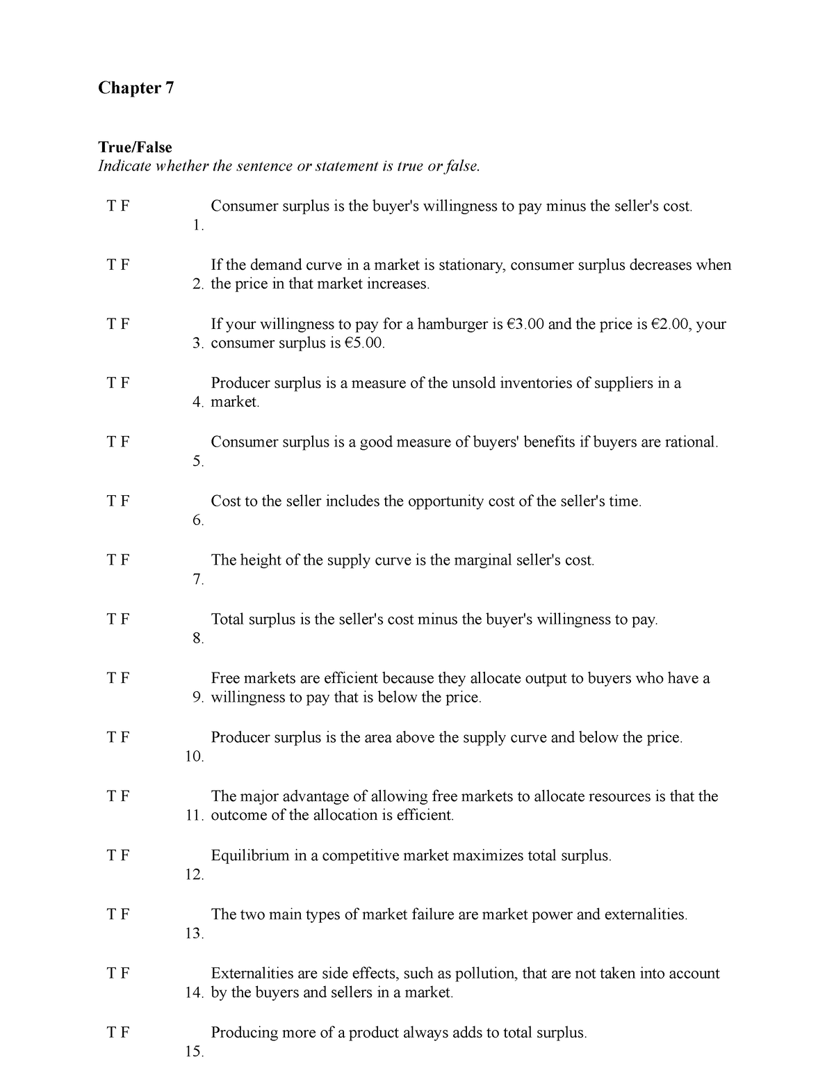 assignment chapter 7 true false quiz