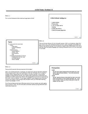 Machine Learning I - 6 Notes: Section 5. Slide 5. The learning ...