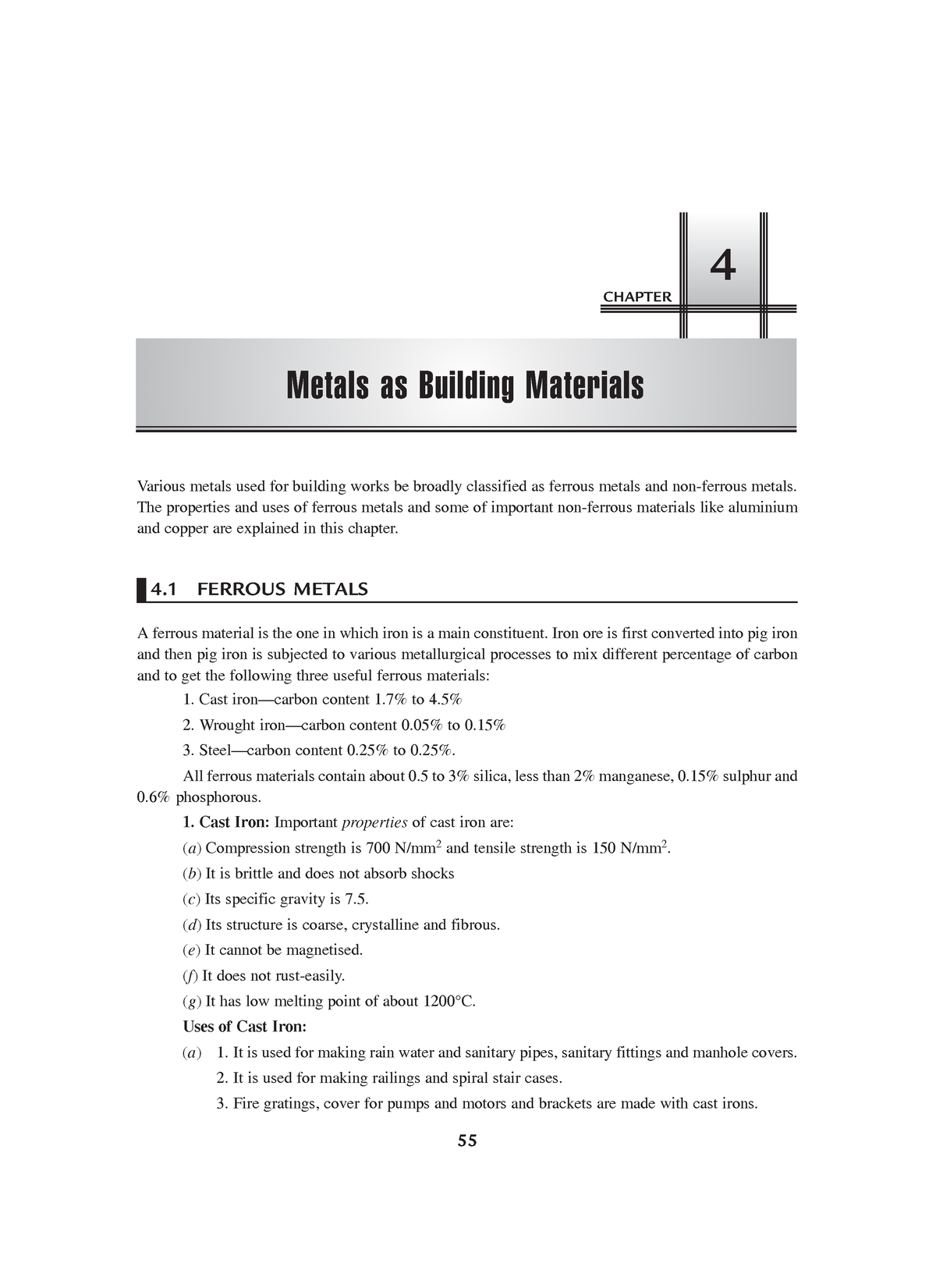 Metals As Building Materials - CHAPTER Metals As Building Materials 4 ...