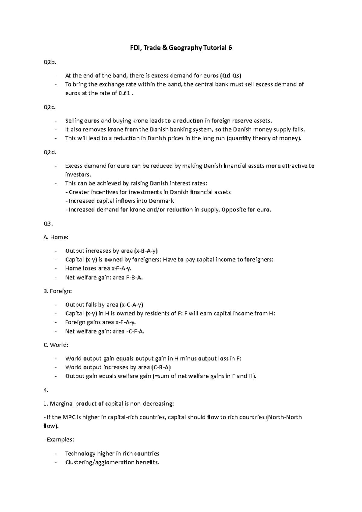 Fdi Geography Gcse , Global Inequality – IQLV