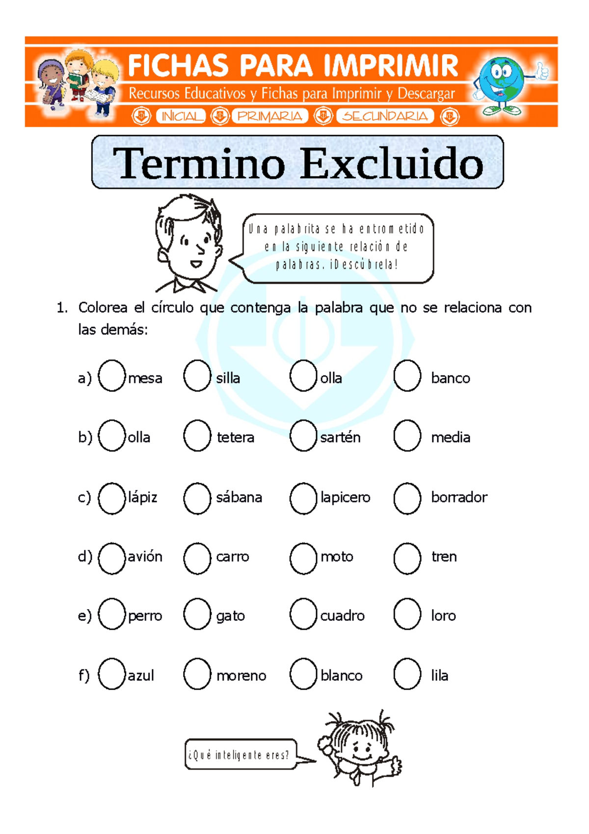 Ficha-de-Termino-Excluido-para-Segundo-de-Primaria - U N A P A L A B R ...