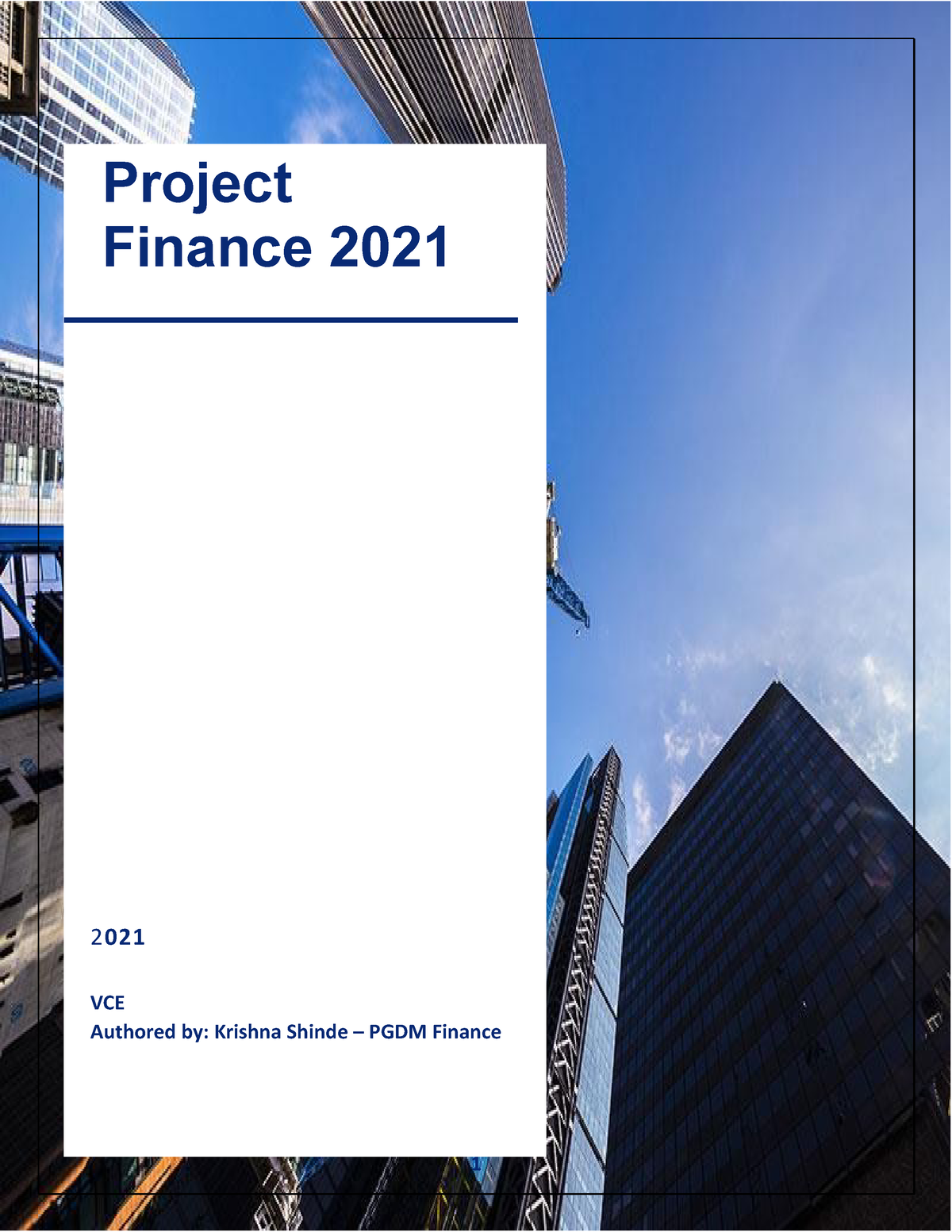 krishna-shinde-project-finance-2021-b-tech-aktu-studocu