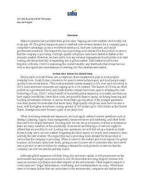 6-2 - 6/2 - Case Study on Global Supply Chains: Apple Inc. INT 220 ...