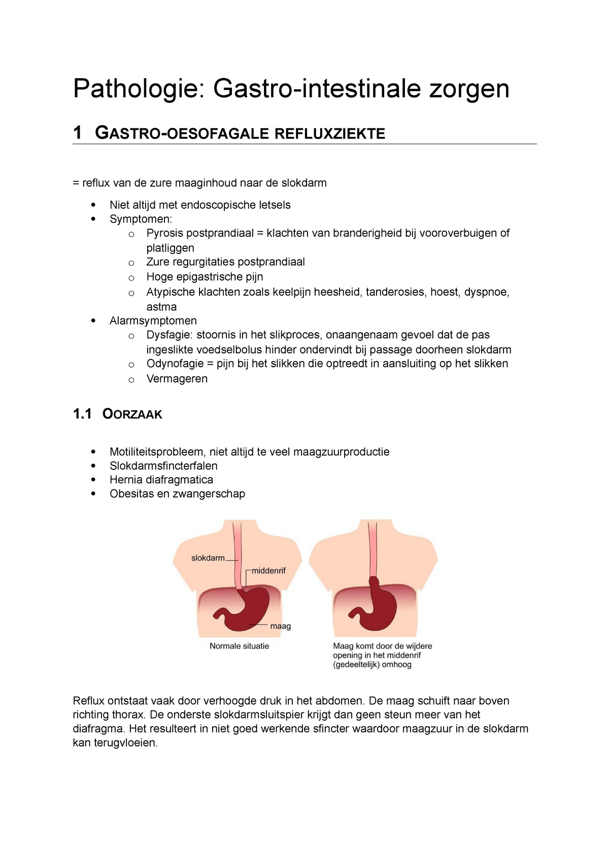 Pathologie Gastro-enterologie - Pathologie: Gastro-intestinale Zorgen 1 ...