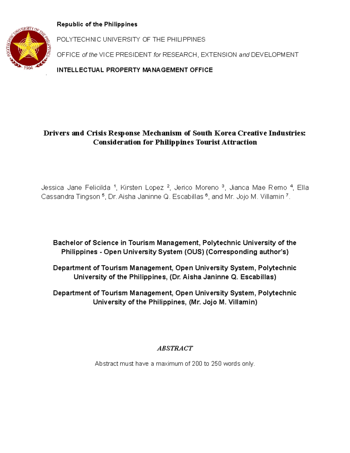 QUALITATIVE RESEARCH TOPICS FOR TOURISM STUDENTS IN THE PHILIPPINES visual data 4