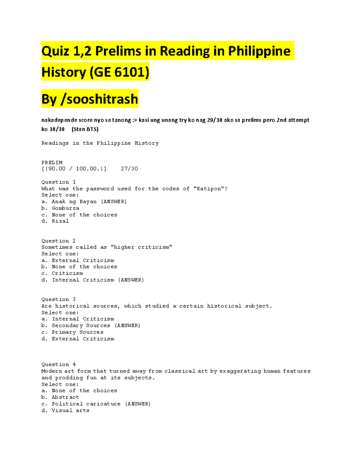 doc-humanities-art-appreciation-prelim-exam-prepared-by-sgr