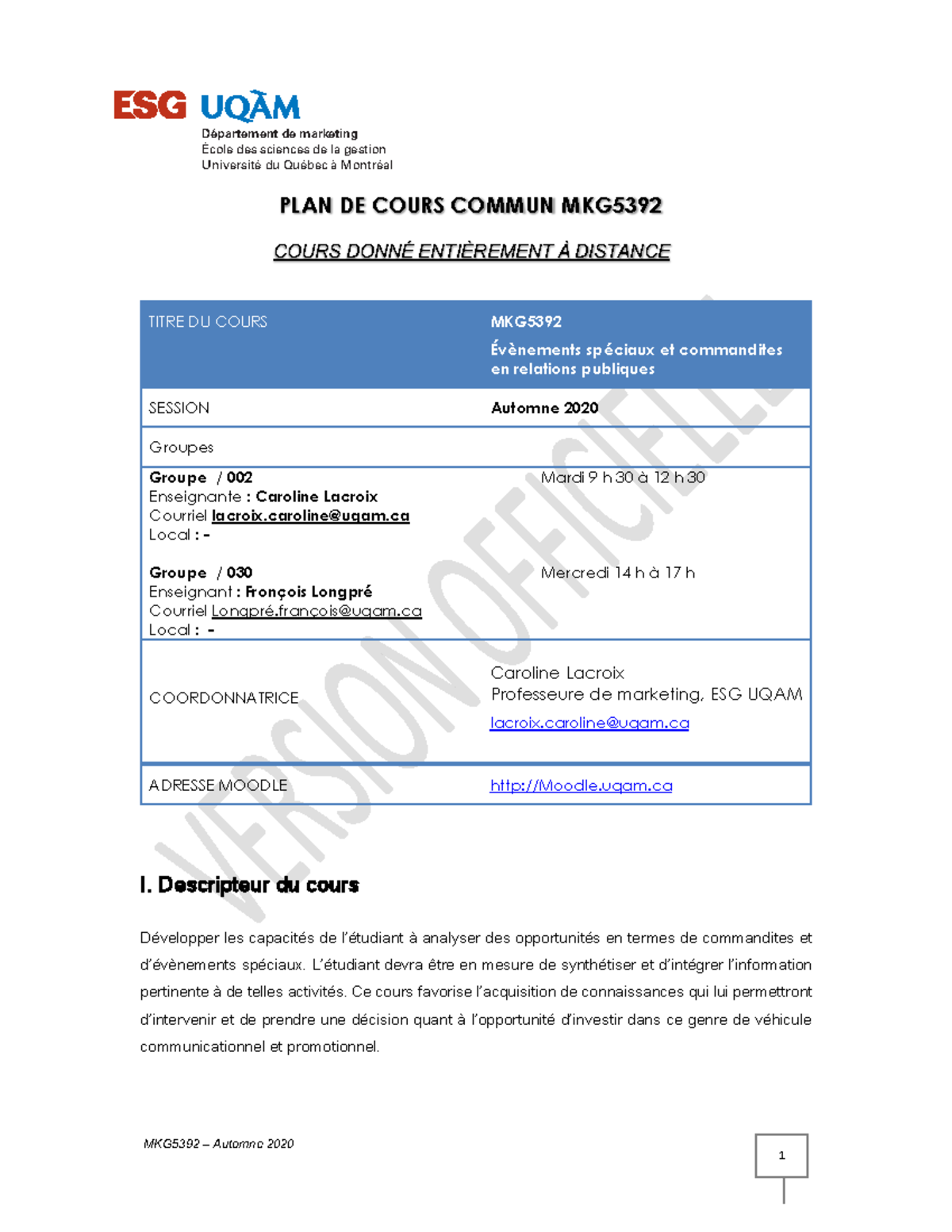 Microsoft Word - Plan De Cours Commun Mkg5392 AUT2020 - Département De ...