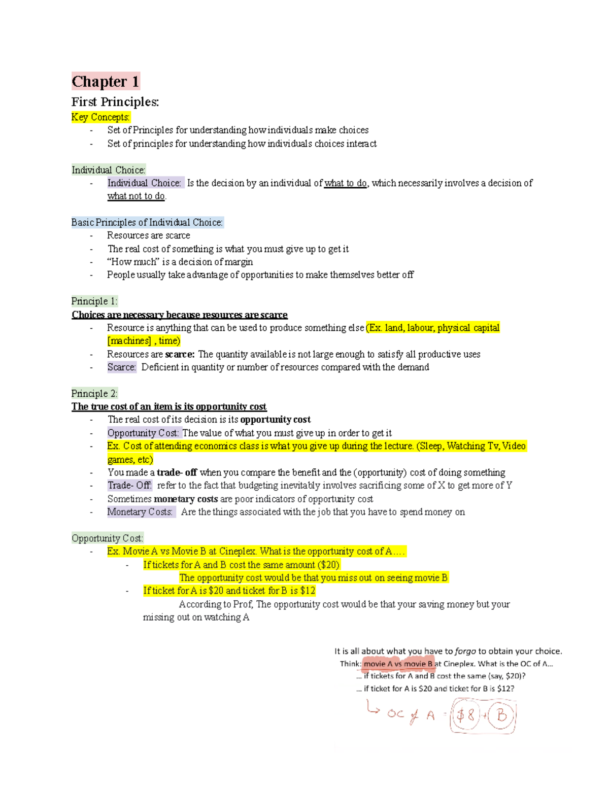 Chapter 1- First Principles - Chapter 1 First Principles: Key Concepts ...