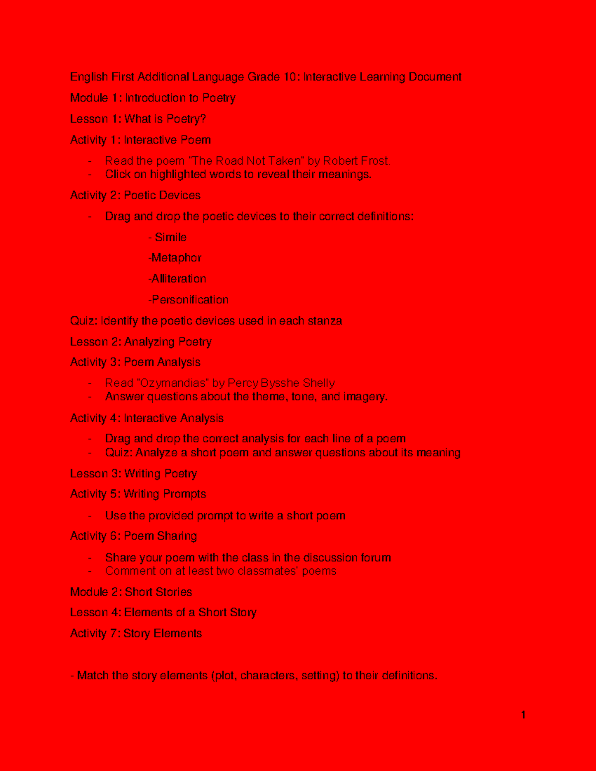 Interactive Document 040330 - 1 English First Additional Language Grade ...